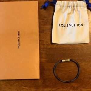 Brand new Louis Vuitton bracelet with dust bag and information!